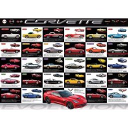 Eurographics Puzzle Corvette Evolution - 1000 pièces