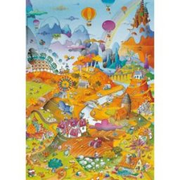 Heye, des puzzles aux images uniques Puzzle Mordillo - Idyll by The Field - 1000 pièces