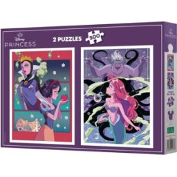 Educa : un large choix de puzzles made in Espagne Puzzle 2 Puzzles - Disney Villains & Princess - 500 à 999 pièces