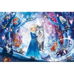 Schmidt Spiele Puzzle La Princesse dans la Forêt d'Hiver - 100 à 149 pièces