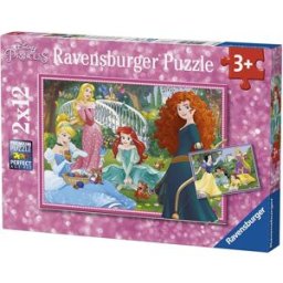 Ravensburger, le leader européen du puzzle Puzzle 2 Puzzles - Disney Princess - 10 à 25 pièces