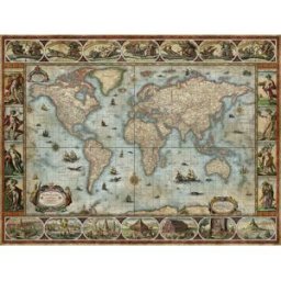 Heye, des puzzles aux images uniques Puzzle Map Art - Willem Blaeu World - 1500 pièces