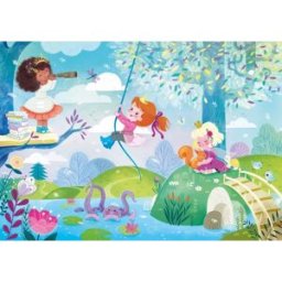 Puzzle Michèle Wilson, Puzzles fabriqués en France Puzzle Puzzle en Bois Découpé à la Main - Princesses Modernes - 10 à 25 pièces