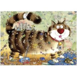Heye, des puzzles aux images uniques Puzzle La vie de chat - Posters
