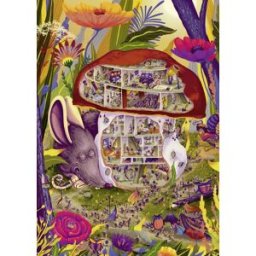 Heye, des puzzles aux images uniques Puzzle Cartoon Triangular - Living Mushroom - 1000 pièces