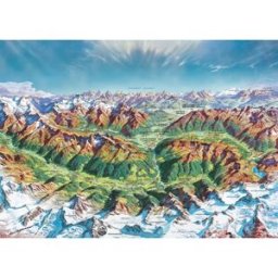 Heye, des puzzles aux images uniques Puzzle Alpine Mountain World - 2000 pièces