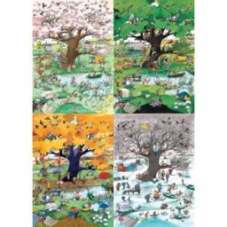 Heye, des puzzles aux images uniques Puzzle Roger Blachon - 4 Seasons - 2000 pièces