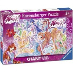 Ravensburger, le leader européen du puzzle Puzzle Tapis Géant de Sol - Winx - 10 à 25 pièces