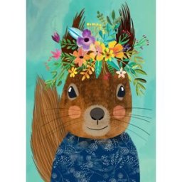 Heye, des puzzles aux images uniques Puzzle Floral Friends - Sweet Squirrel - 1000 pièces