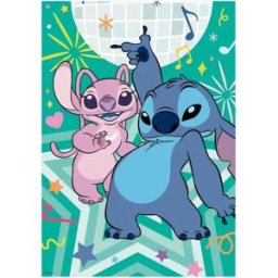 Dino Puzzle Pièces XXL - Stitch - Avec Strass Inclus - 200 à 499 pièces