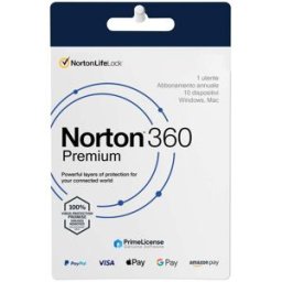Symantec Norton 360 Premium + 75GB Cloud - 1 an