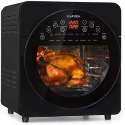 KLARSTEIN Aerovital Easy Touch Friteuse À Air Chaud 1700 W 14 L 16 Programmes Noir