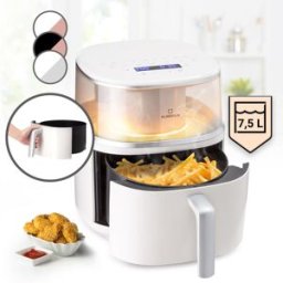 KLARSTEIN Air Bloom Friteuse À Air Chaud Avec Fonction Vapeur 1500w 7,5 Litre 16 Programmes