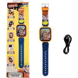 LEXIBOOK Montre Avec Écran Couleurs Naruto Avec Camera Et Carte Mémoire De 8 Go