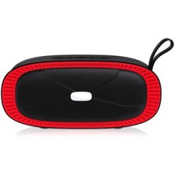Enceinte Bluetooth Bicolore Avec Poignée Support Tws Fonctions Multiples Autonomie 5h Rouge Yonis