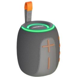 Mini Enceinte Bluetooth 15 W Étanche Ipx6 3000 Mah Autonomie 6 À 8 H Gris Yonis