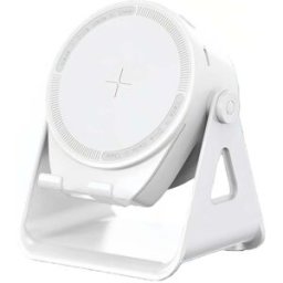 Enceinte Bluetooth Avec Support Rotatif Pour Téléphone Capteur Audio Blanc Yonis
