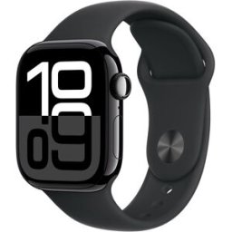 Apple Watch Series 10 Oled 42 Mm Numérique 374 X 446 Pixels Écran Tactile 4g Noir Wifi Gps (satellite)