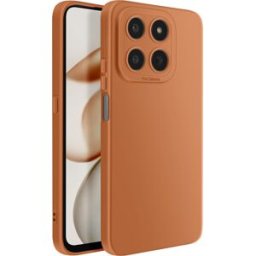 AVIZAR Coque Pour Honor 400 Smart En Silicone Souple Avec Renfort Bloc Caméra Marron