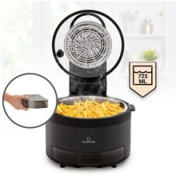 KLARSTEIN Vendure Friteuse À Air Chaud Avec Fonction Vapeur 1250 W 5 Litres 6 Programmes