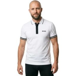 Boss Polo à Manches Courtes Toc Serve Cb 10276625 Green White S Homme