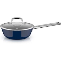 Wmf Multi-pot avec couvercle Fusiontec Mineral Pro 22cm Tim Raue Bleu foncé bleu marine