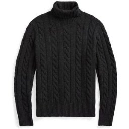 Ralph Lauren Pull à col roulé gris XXL
