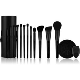 Luvia Cosmetics Prime Vegan Pro Black Edition kit de pinceaux 12 pcs
