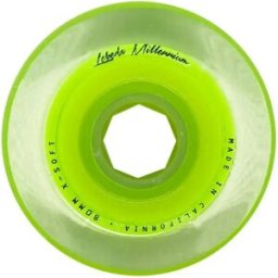 Labeda Roues De Patins Millenium X-soft Soft Green / Clear 80 mm unisex
