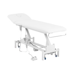 Table de massage électrique - 1 moteur- 100 W - 207 x 68 x 53 - 92 cm - 200 kg - Blanc