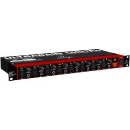 Behringer Interface Audio Ada8200 Black / Red One Size unisex
