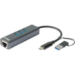 D-Link Adaptateur Usb-c Vers Rj45 Dub-2332 Grey One Size unisex
