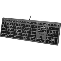 A4 Tech Clavier A4tech Fstyler Fx60h (white Backlit) Usb Grey / Black / White One Size unisex