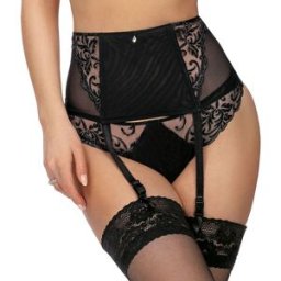 Wiesmann - String Giselle noir/argenté XL