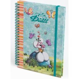 La Grande Récré Cahier à Spirale A5 Elastique à Paillettes Diddl