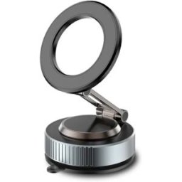 INF Support téléphone voiture magnétique avec base à succion, aimants double face et rotation à 720°