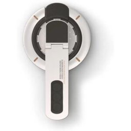 INF Support anneau magnétique pour téléphone - Support adhésif magnétique double-face 360° rotatif Argent