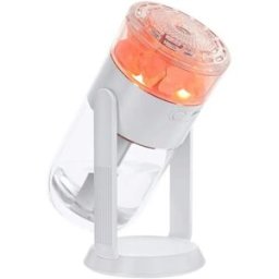 INF Brumisateur USB de bureau style lampe de sel avec brume fine, lumière chaude et éclairage d'ambiance dégradé Beige