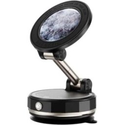INF Support téléphone à ventouse pour voiture, bureau et salle de bains – rotation à 720°, triple pliage, compatible avec Apple