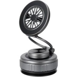 INF Support téléphone magnétique pliable à 3 axes avec ventouse pour voiture, salle de bains, directs et tournage Le noir