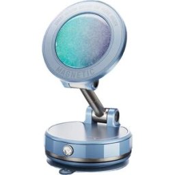 INF Support de téléphone bleu à ventouse 720° pour tableau de bord, pare-brise, bureau et autres surfaces