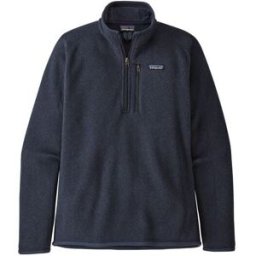 Pull PATAGONIA Better Sweater 1/4 Zip (New Navy) homme XS