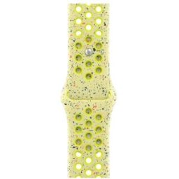 Apple Bracelet Sport Volt Splash Jaune Fluo Perforé