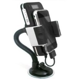 Transmetteur Fm Iphone 3gs 4 4s Kit Mains Libres Ipod Touch Smartphones Ventouse Yonis