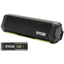 RYOBI Enceinte Bluetooth - 4v - Ip67 - Câble Usb-c - 1 Batterie 4v 2,0 Ah Usb Lithium