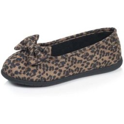 Isotoner - Chaussons Ballerines Femme Léopard foncé léopard 39 Femme