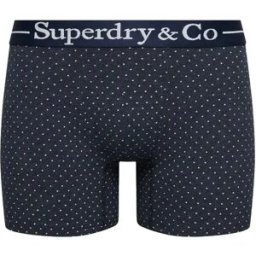 Superdry Boxers M3110480a 3 Unités Blue Polka / Stripe XL Homme