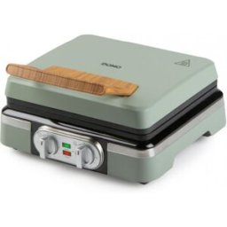 DOMO-ELEKTRO DOMO Gaufrier 4×7 avec thermostat et minuterie – vert DO9279W