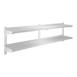 Étagère murale - 2 plateaux - 180 cm