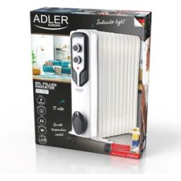 Adler Radiateur à Bain D´huile Ad 7817 2500w White One Size unisex